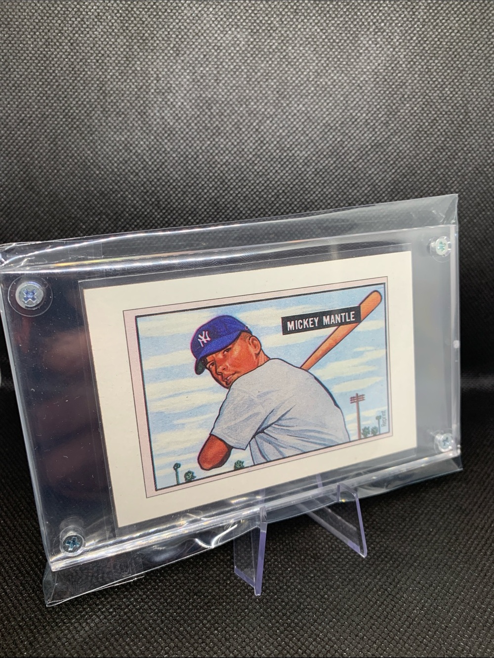 Mickey Mantle 1989 Bowman Official Reprint Of Iconic 1951 Bowman Pristine!